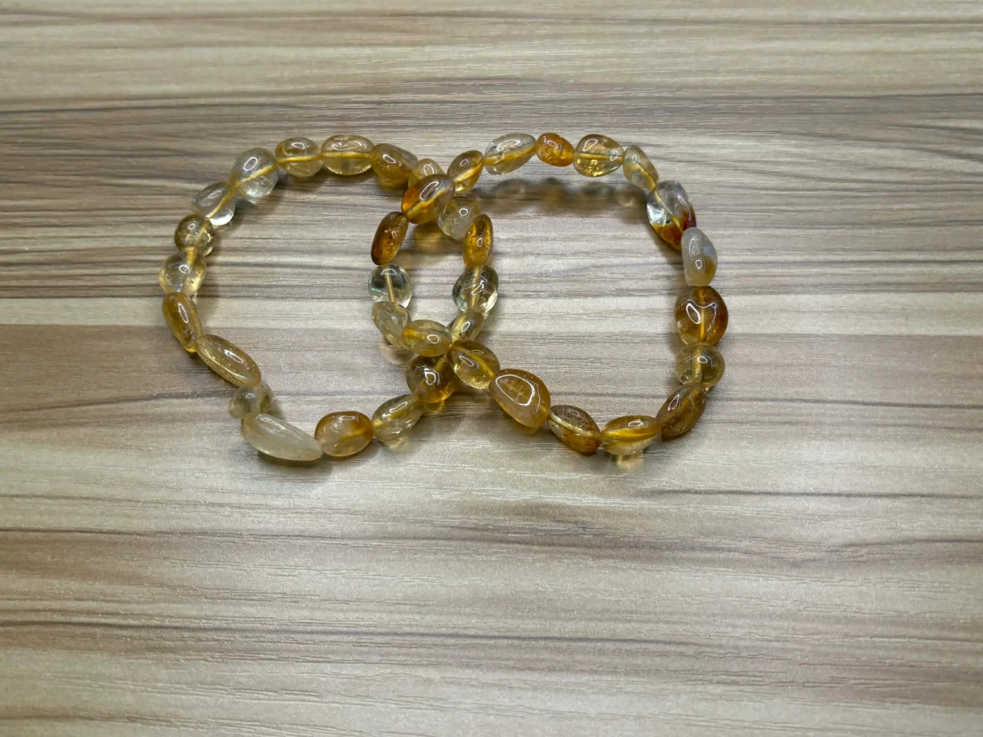 Bracelet Citrine grains