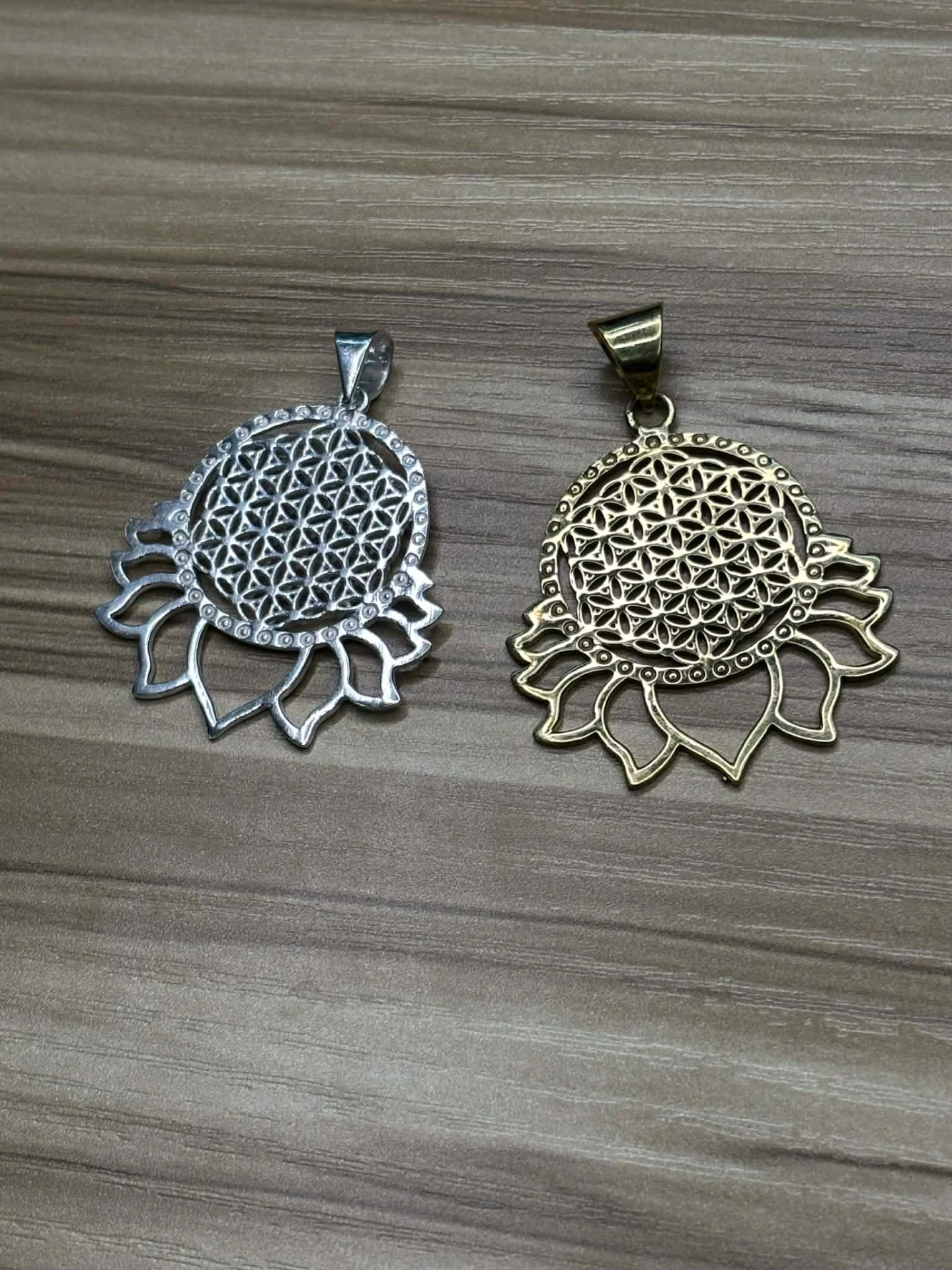 Pendentif Fleur de vie lotus