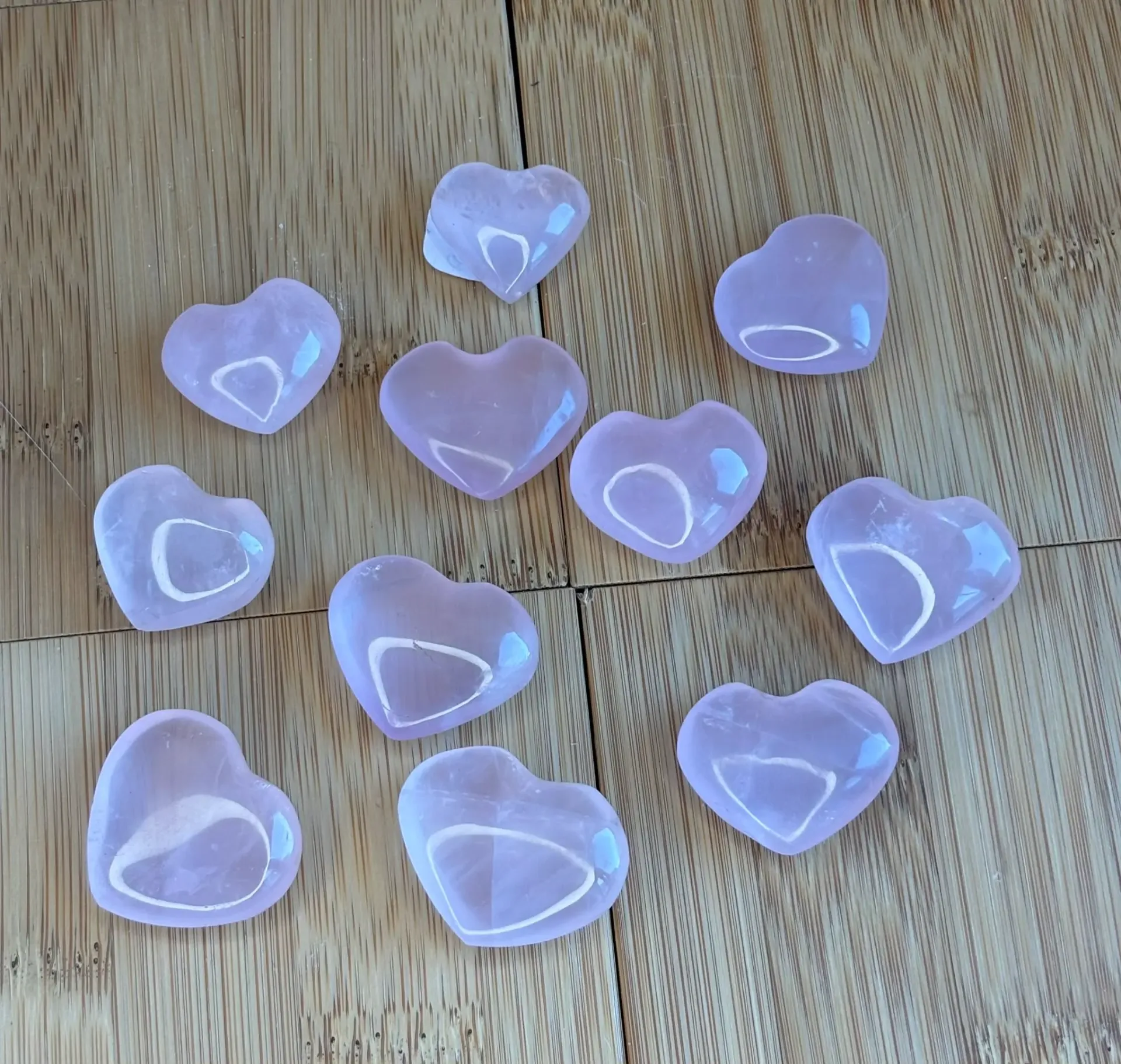 Quartz rose cœur