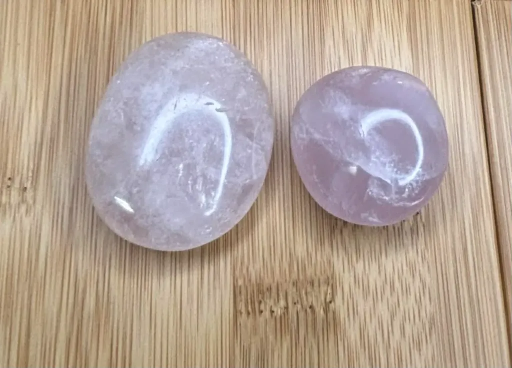 Quartz rose galet
