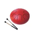 Mini tongue drum rouge