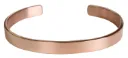 Bracelet en cuivre en forme de jonc plat