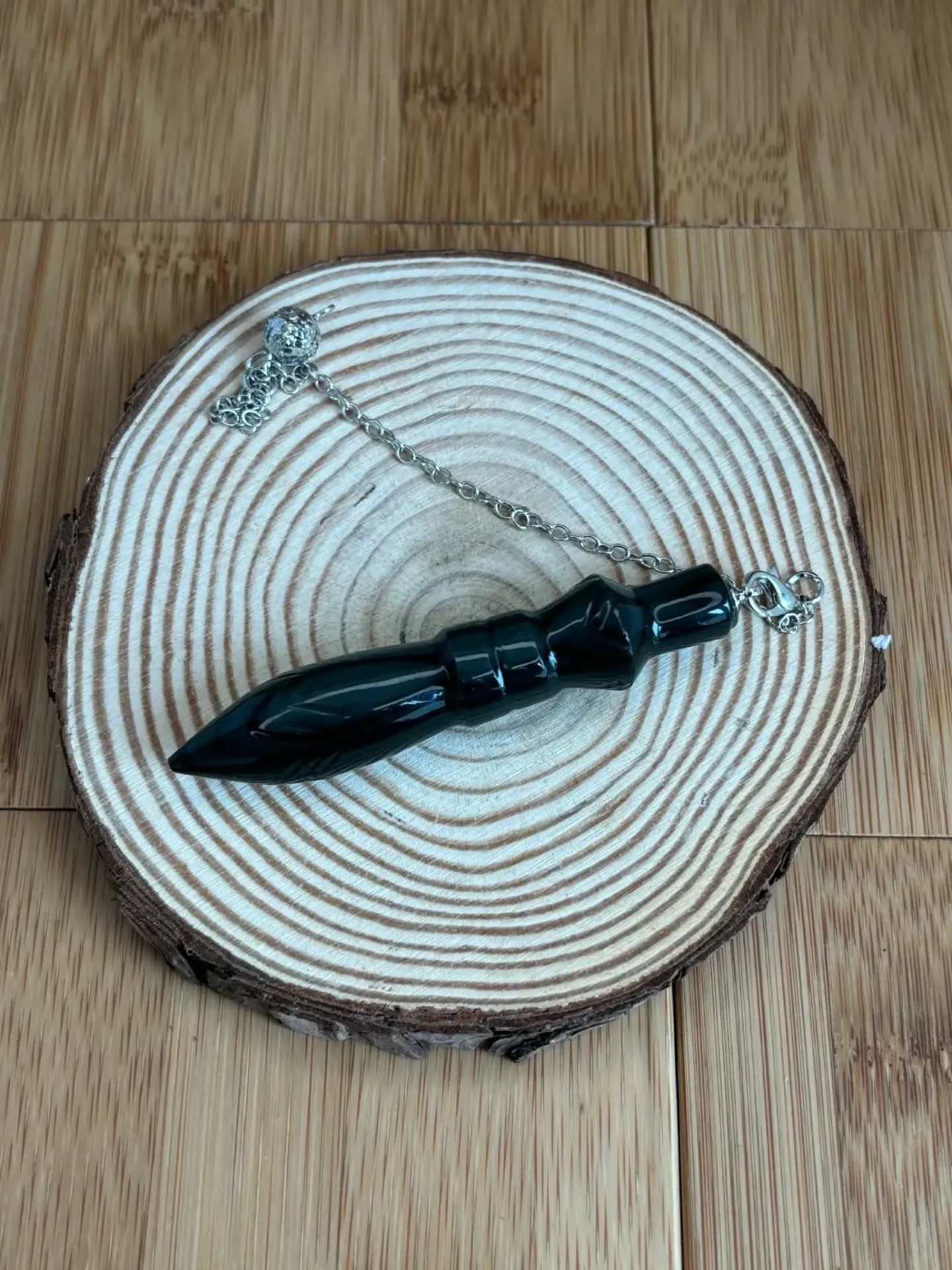 Pendule Thot Obsidienne Œil Céleste