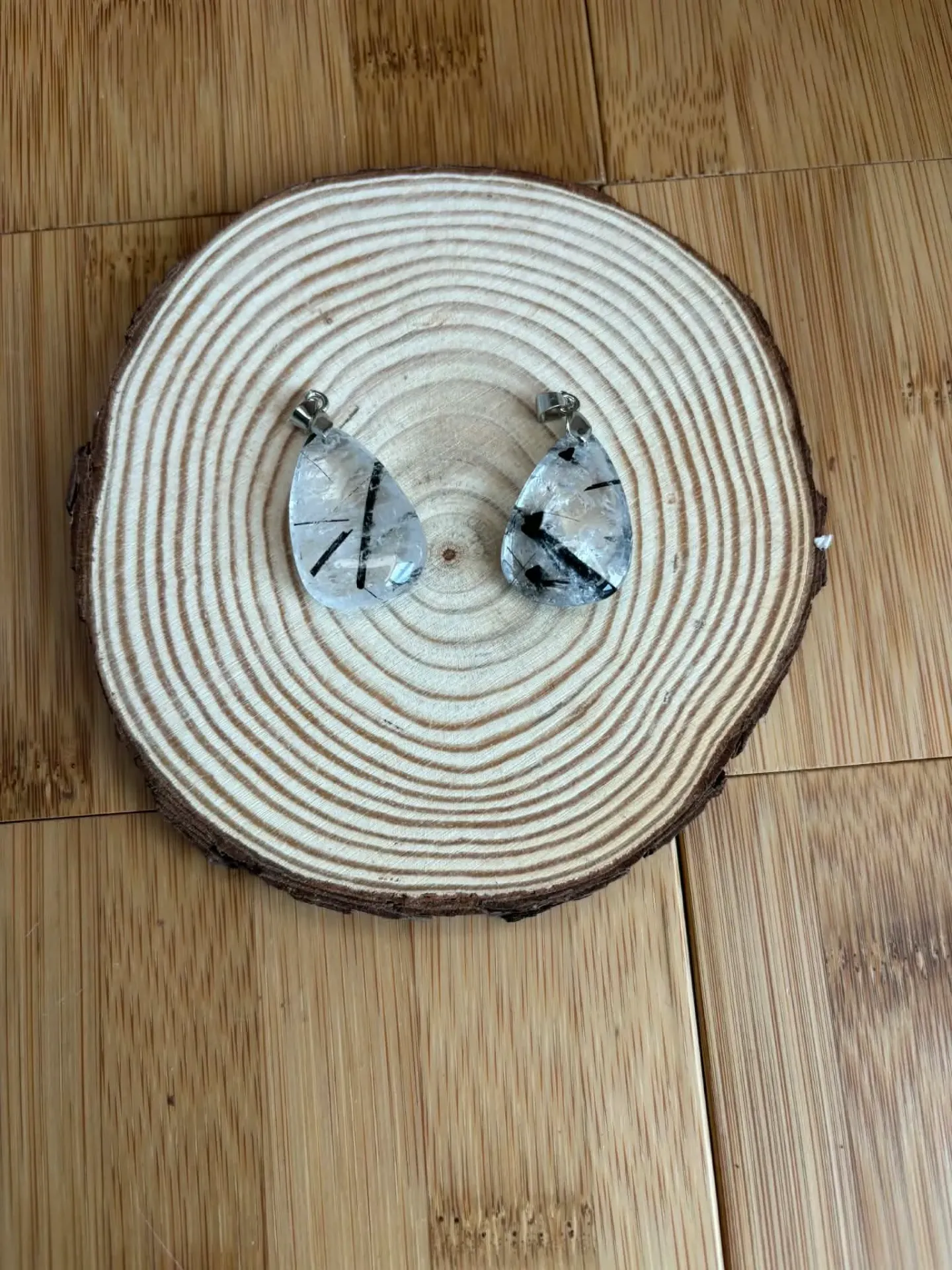 Pendentif Quartz Tourmaline