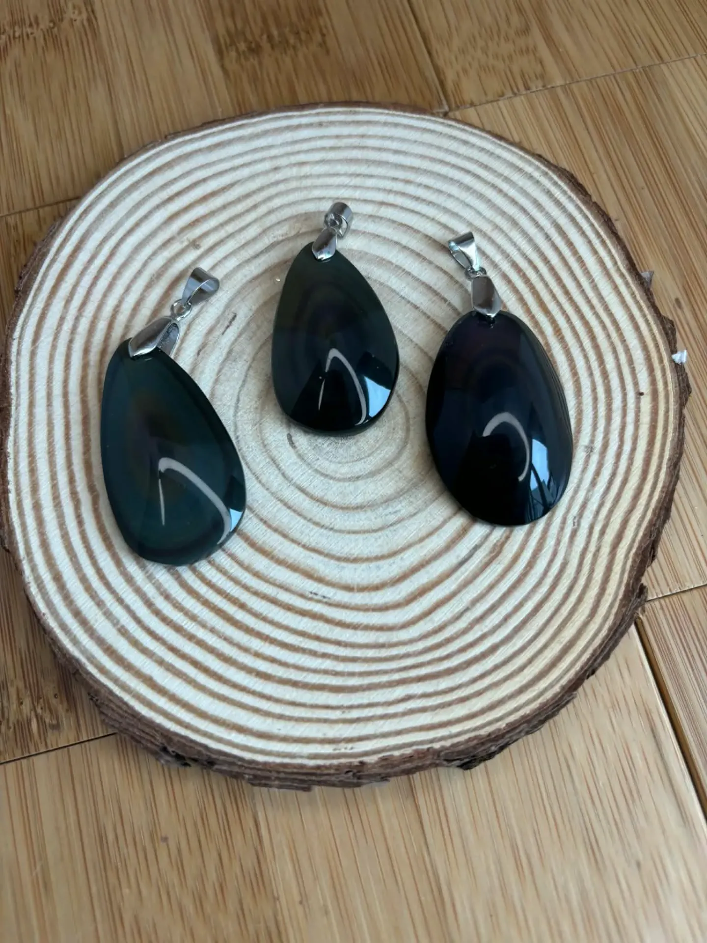 Pendentif Obsidienne Œil Céleste