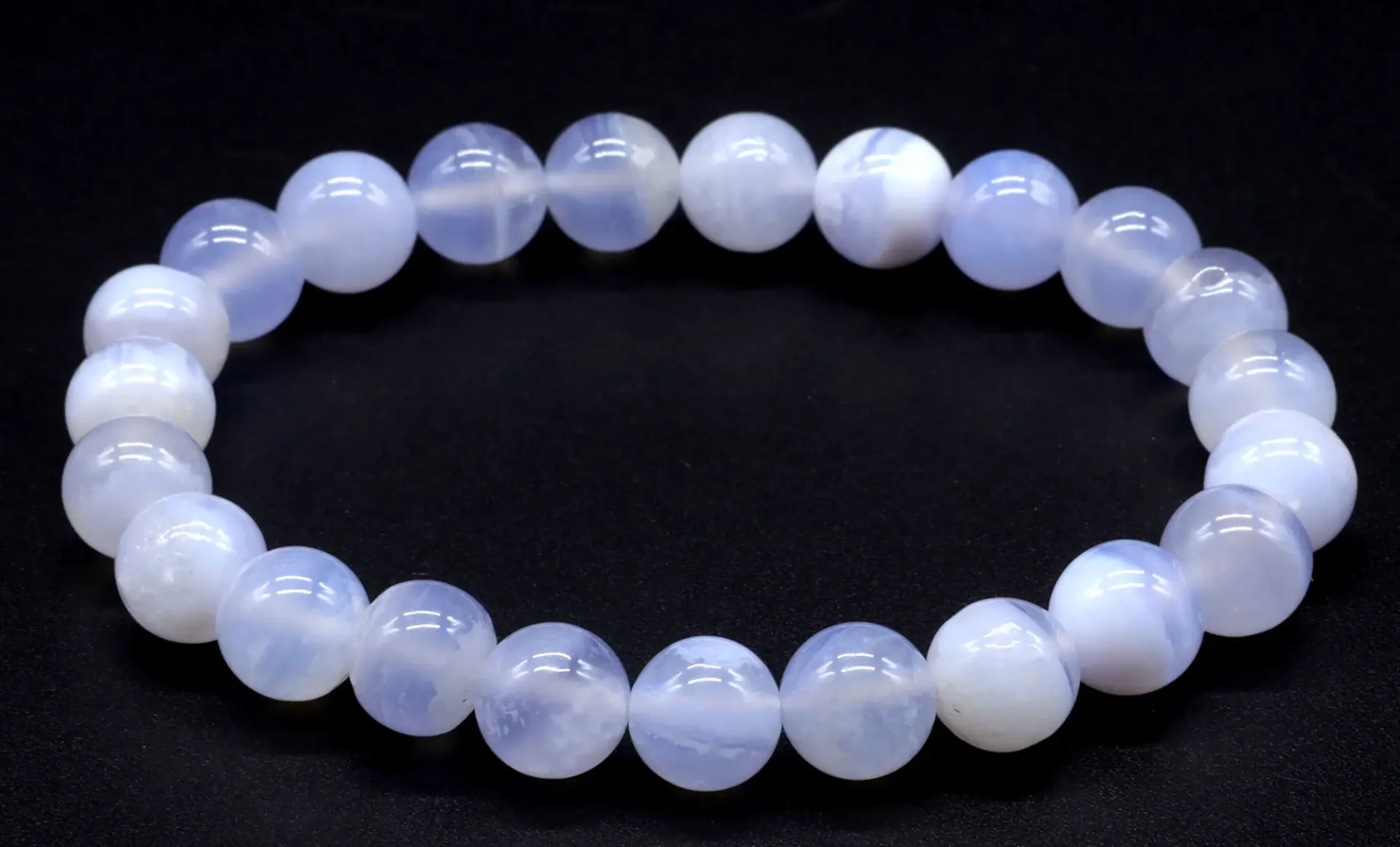 Bracelet Calcédoine 8mm