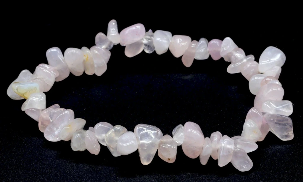 Bracelet Quartz rose baroque