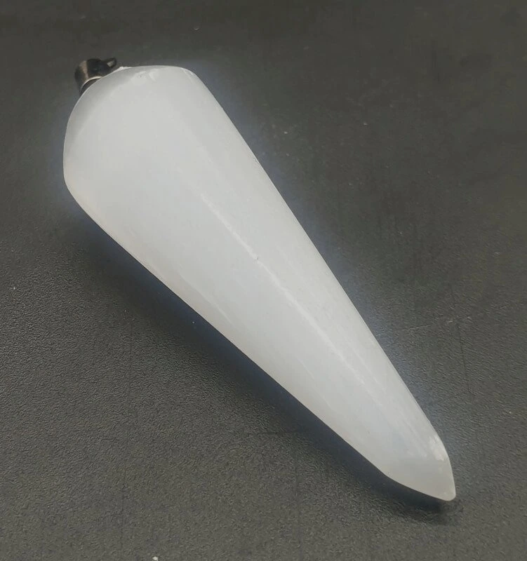 Pendule Sélénite Poli