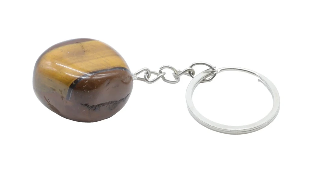 Porte-clés Œil de Tigre roulé