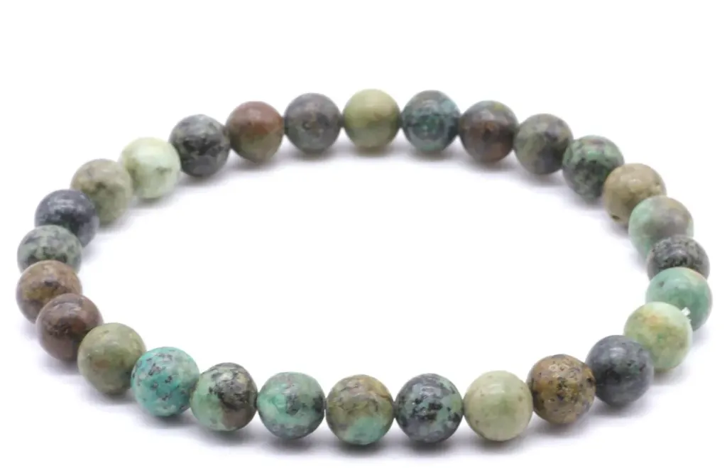 Bracelet Turquoise Africaine 6mm