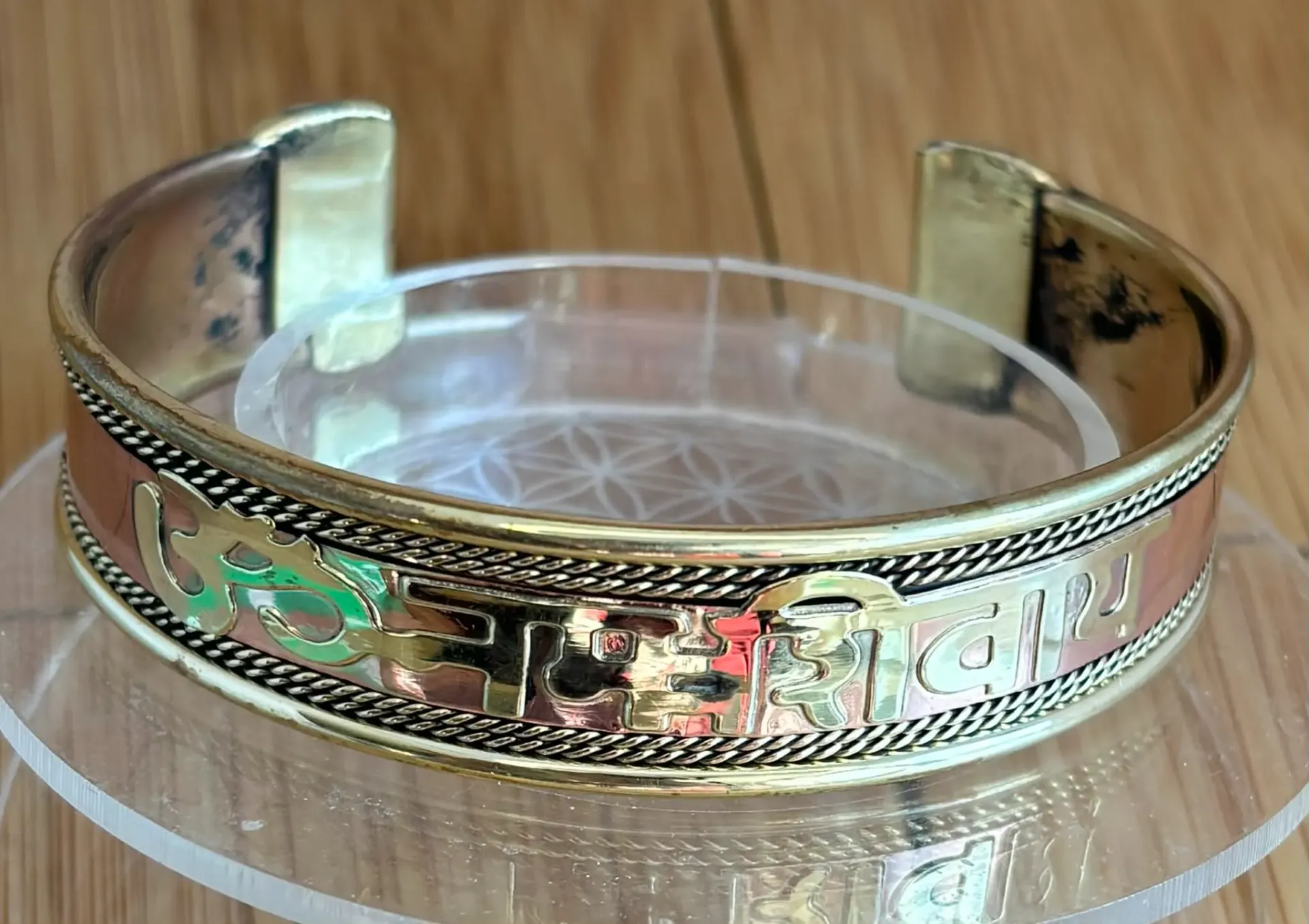 Bracelet cuivre Om