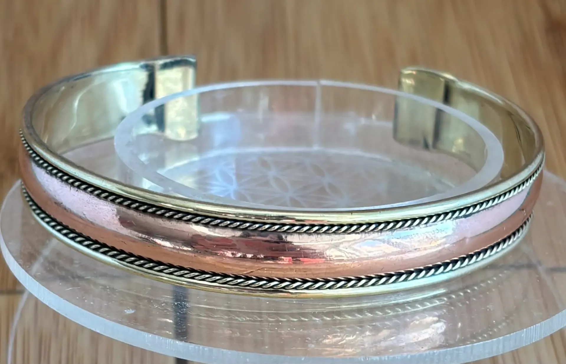 Bracelet cuivre et dore