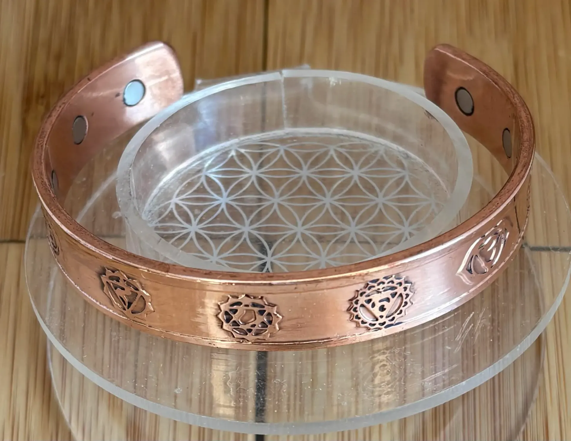 Bracelet Cuivre et Aimants 7 Chakras
