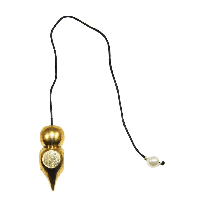 Pendule métal à facettes témoin