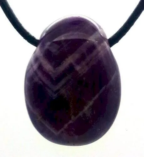 Pendentif améthyste Percée