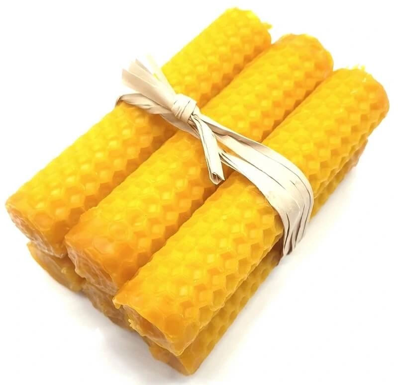 Bougie Cire d'Abeille 10cm