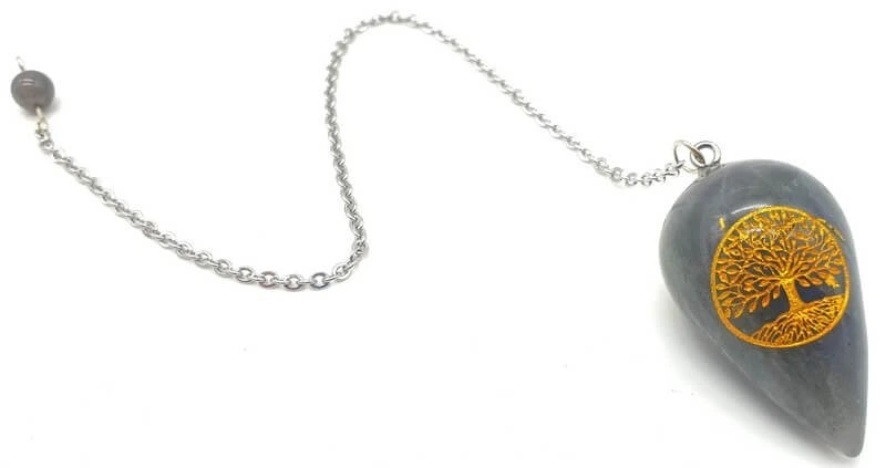 Pendule Labradorite Arbre de Vie