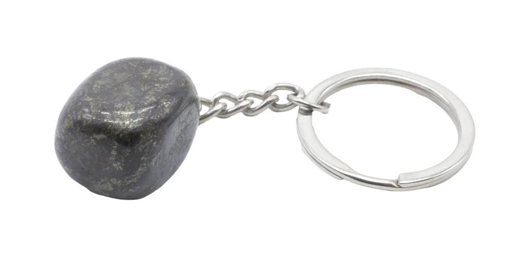 Porte-clés Pyrite roulée