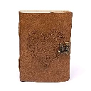Carnet de note Cœur avec couverture en cuir synthétique