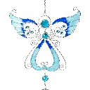Carillon Ange Bleu