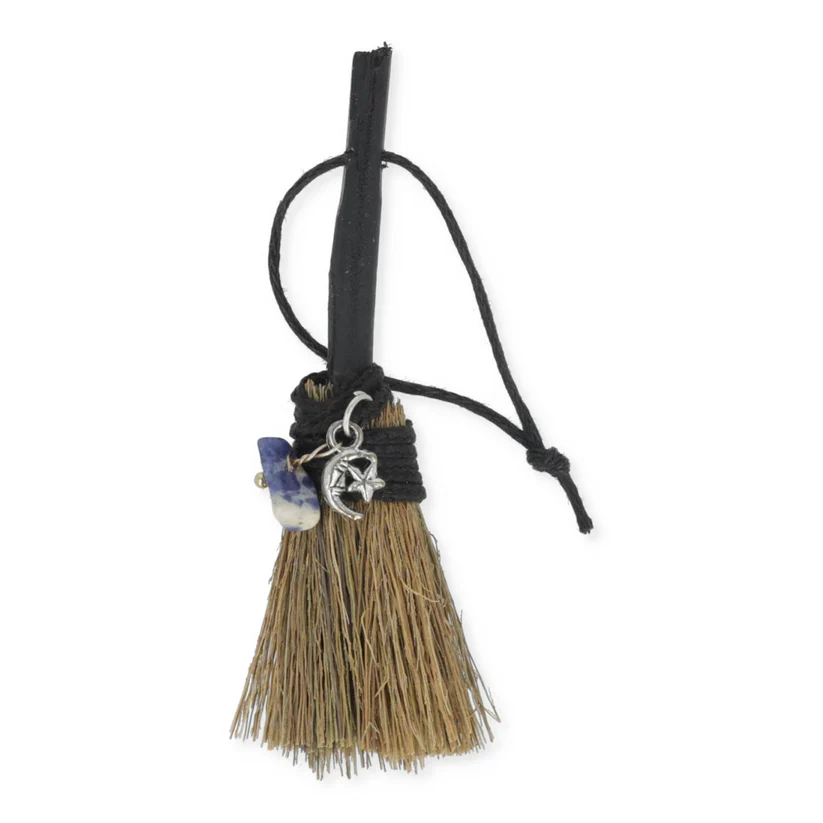 Mini balai Symbole céleste avec sodalite