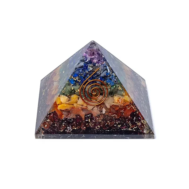 Pyramide Orgonite 7 Chakras