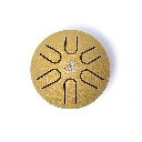 Tambour happy mini couleur or