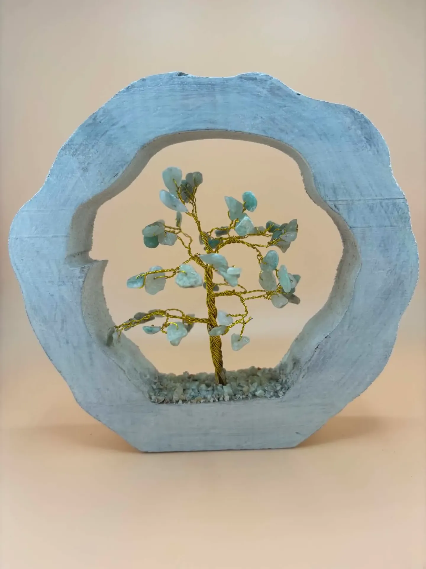 Arbre de vie en aventurine encadré
