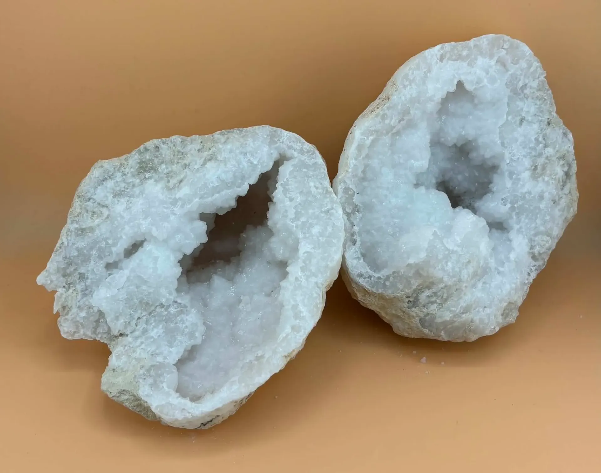 Cristal de roche géode XL