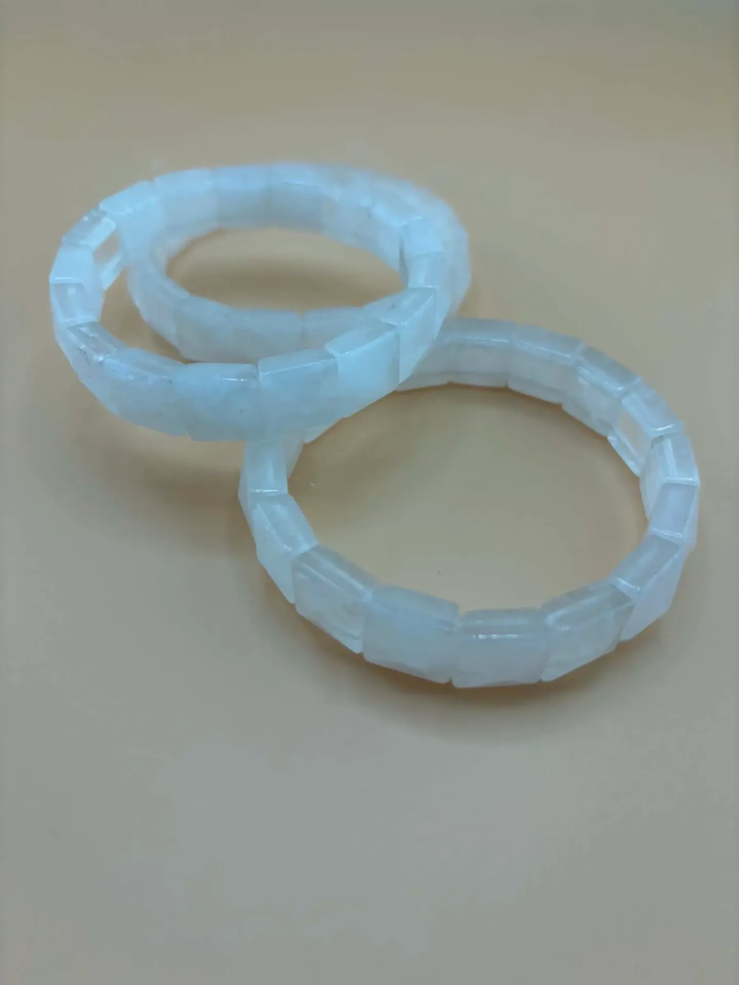 Bracelet Cristal de roche carré
