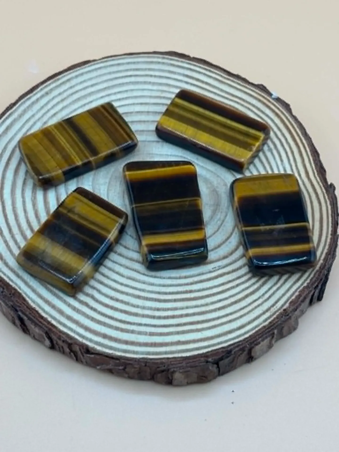 Œil de tigre galet rectangle
