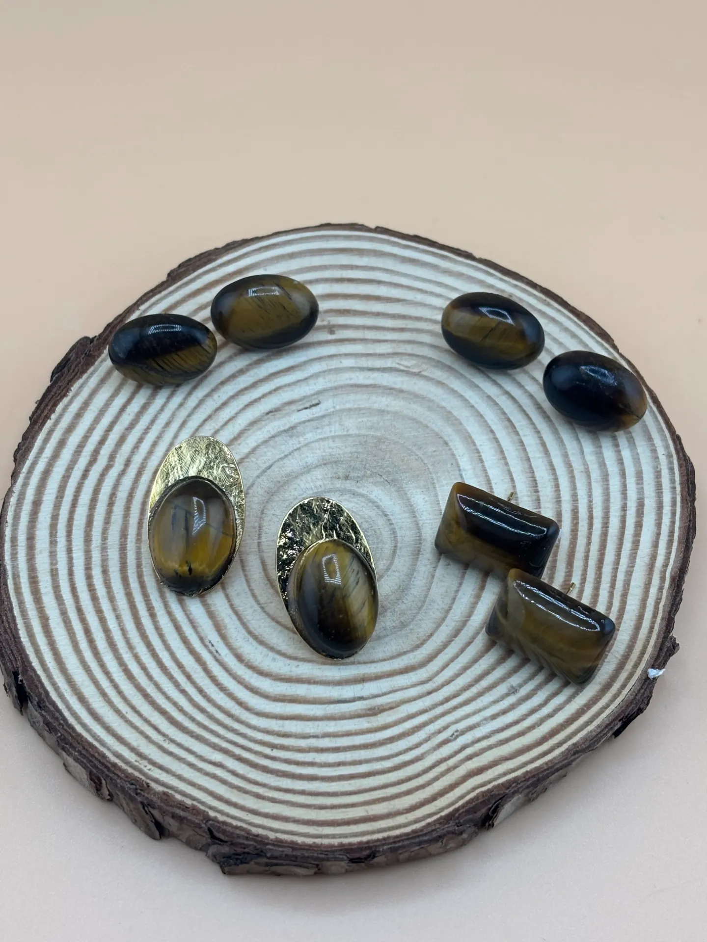 Boucles d'oreilles Œil de tigre