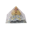Pyramide d’orgonite Angélite