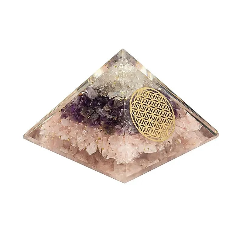 Pyramide d’orgonite Triangle d’Or