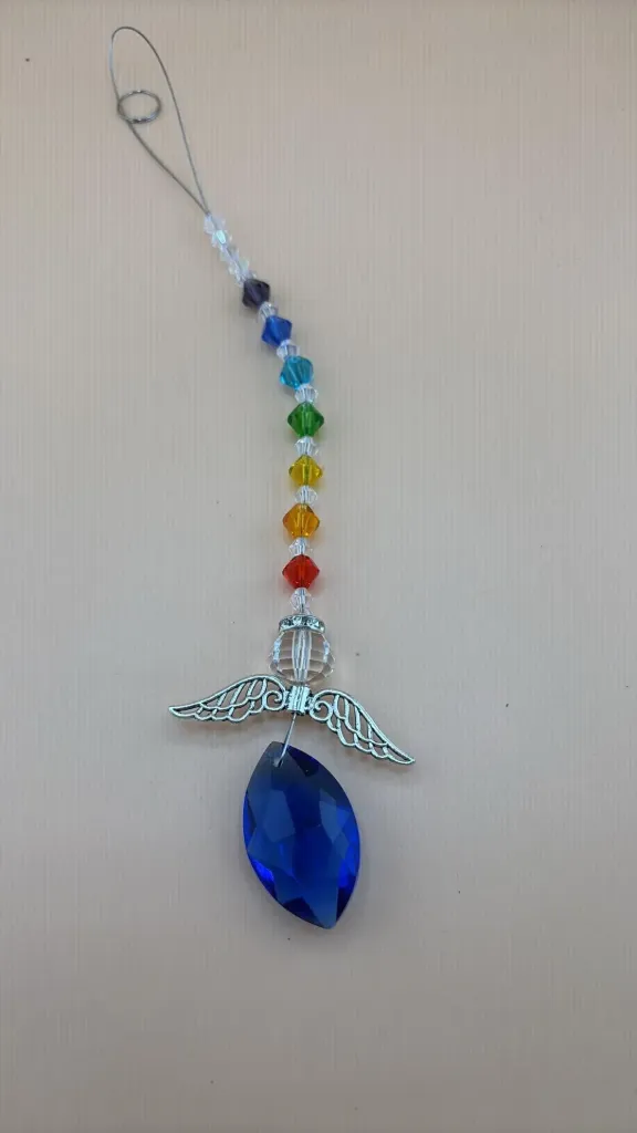 Mobile ailes d'ange cristal Feng Shui