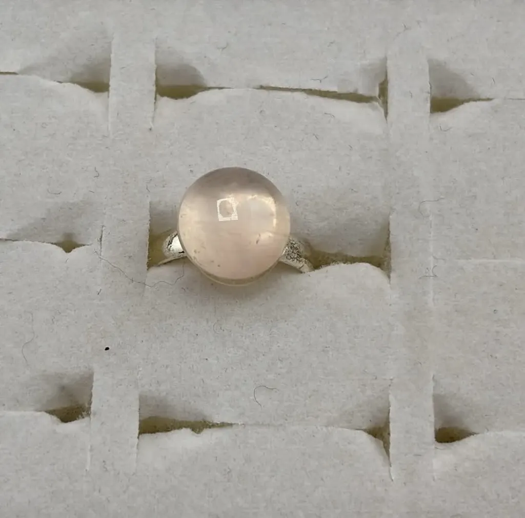 Bague Quartz rose
