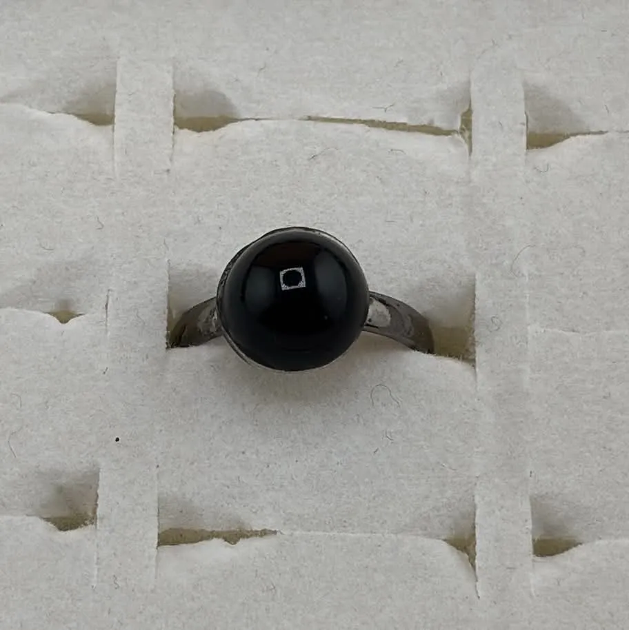 Bague Obsidienne noire