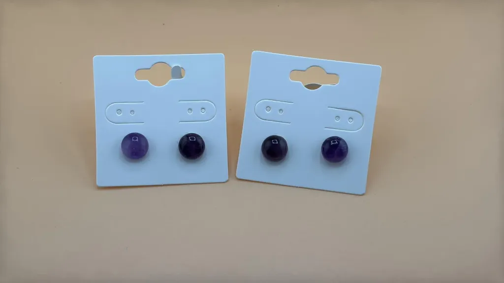 Boucles d'oreilles Améthyste