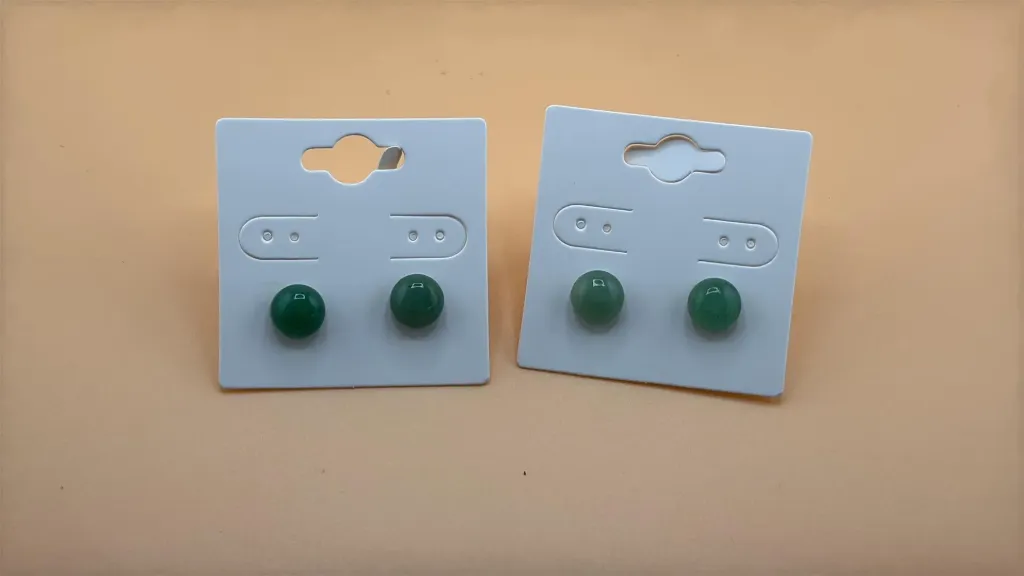 Boucles d'oreilles Aventurine verte
