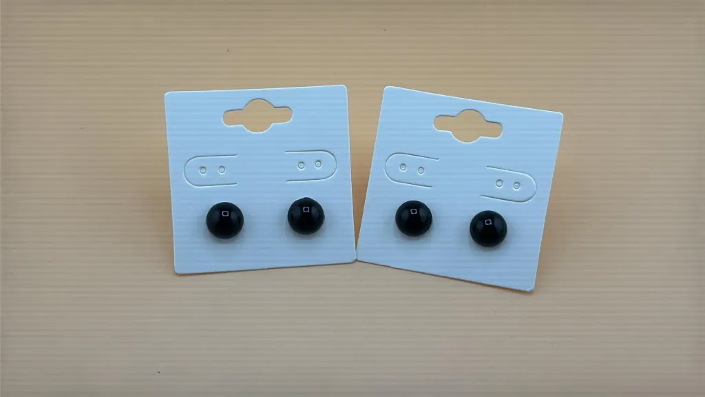 Boucles d'oreilles Obsidienne noire