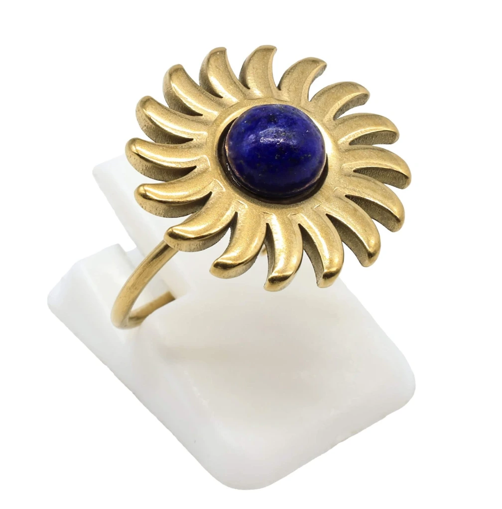 Bague Lapis Lazuli Soleil