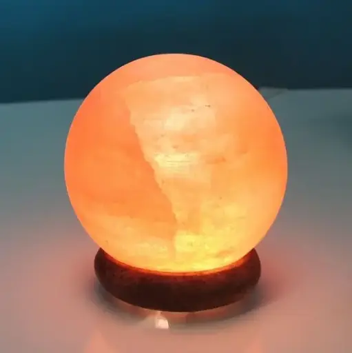 [LAM021] Lampe USB en Cristal de Sel d'Himalaya Sphère