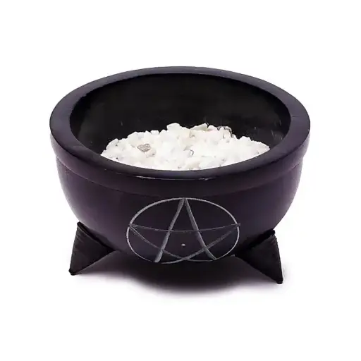 Bol d'encens Pentacle pierre de savon