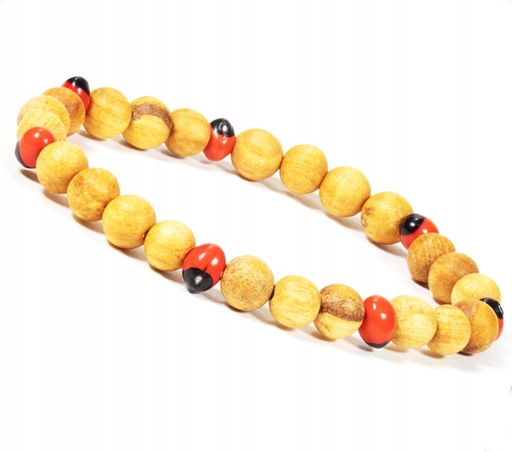 Bracelet Palo Santo avec perles Huayruro