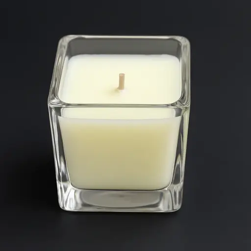 Bougie Jardin de printemps carré