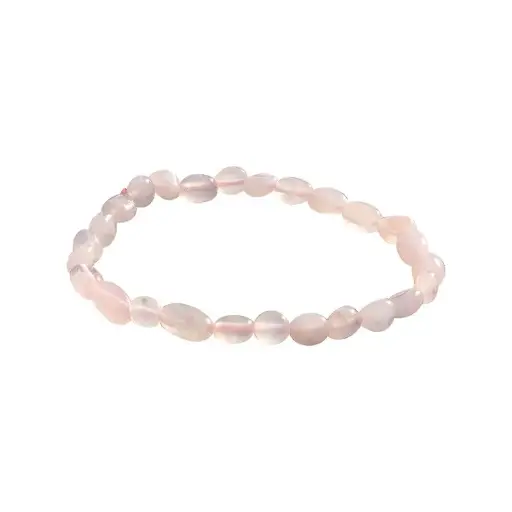 Bracelet Quartz rose grains