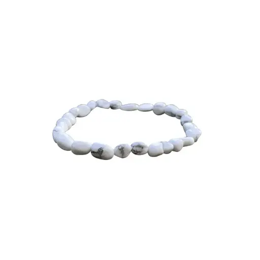 Bracelet Howlite grains